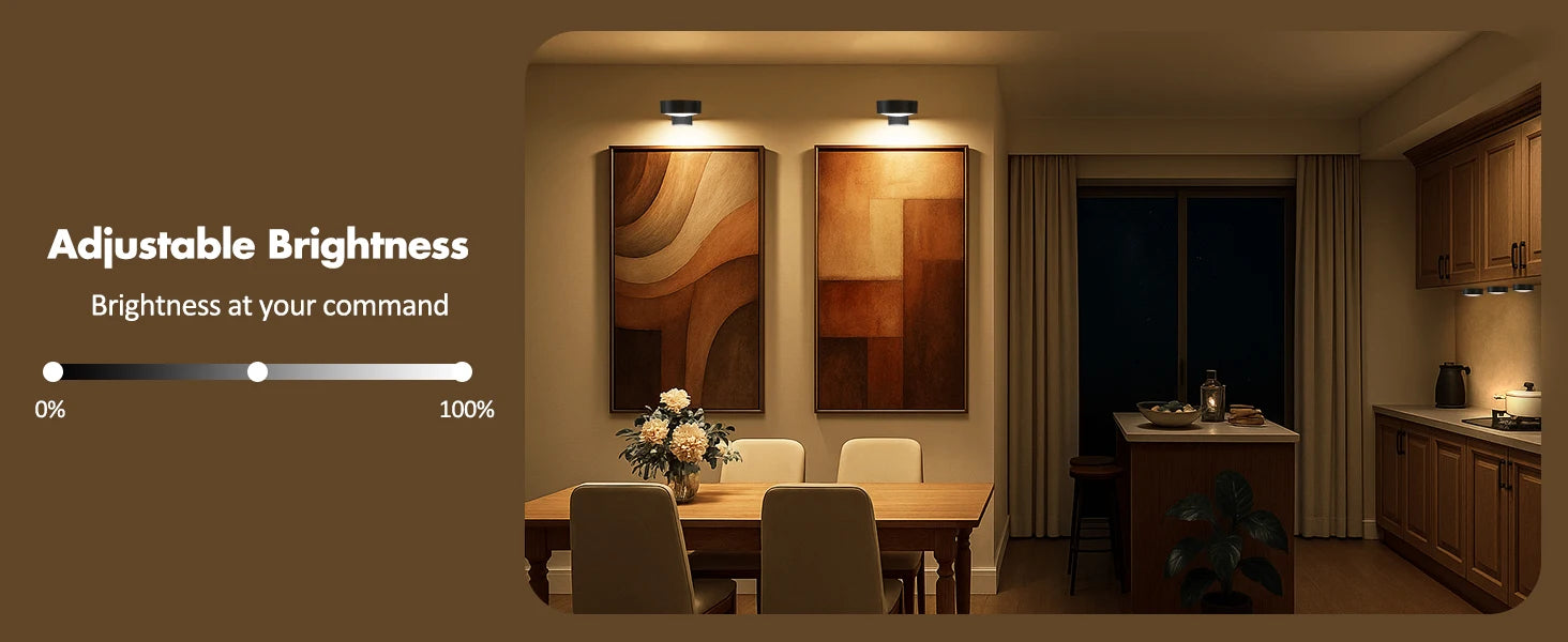Battery Operated Picture Light Magnetic Led Painting Light with Remote Dimmable Timer 3 Lighting Modes Art Display Light Black
