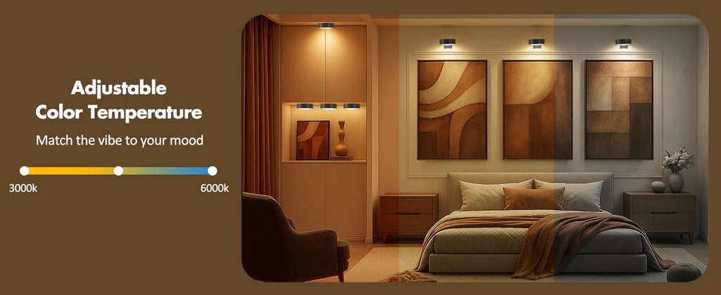 Battery Operated Picture Light Magnetic Led Painting Light with Remote Dimmable Timer 3 Lighting Modes Art Display Light Black